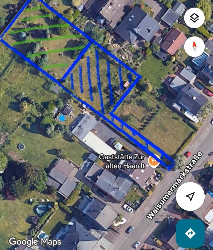 Einzigartiges erschlossenes Baugrundstück in Oberhausen Einzigartiges erschlossenes Baugrundstück in Oberhausen